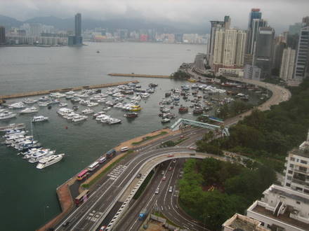 Causeway Bay from the hotel room