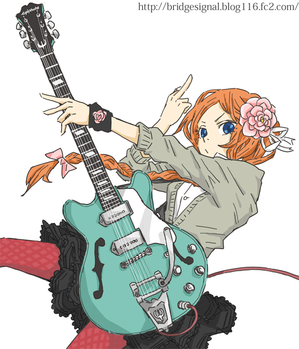ブリッヂシグナル 絵 Guitar Girl Is Not Dead