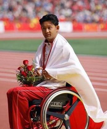 北京パラリンピック　Ｔ54男子マラソン　笹原廣喜選手　2位銀メダル
