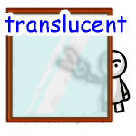 絵単語 Translucent 半透明の らく単plus 絵で意味覚える英語帳
