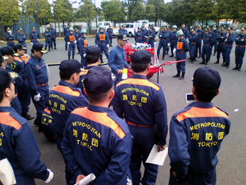 足立消防団　操法講習会（1）　20090412