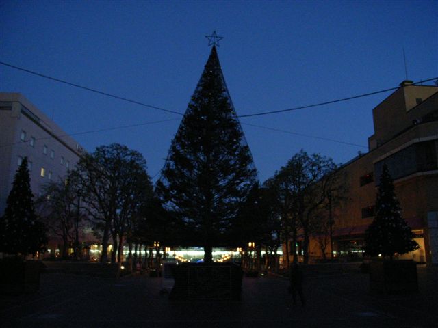 多摩センターのクリスマスツリー