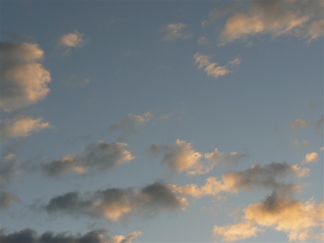夜明けの雲１