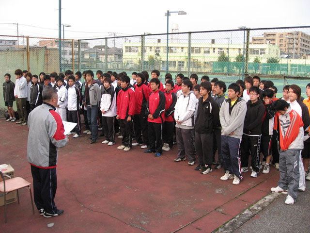 東京都専門学校テニス連盟 平成年度 08 大会結果