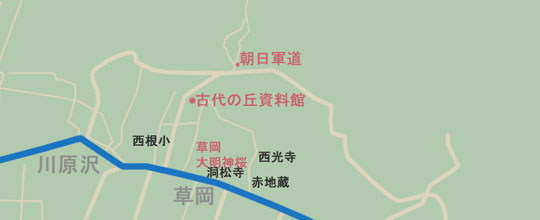 山形県長井市の観光地図