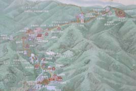 金峯山のマップ